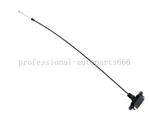 51237164798 Hood Latch Release Cable Black ForBMW X5 X6 3.0L 4.4L 2007-2014