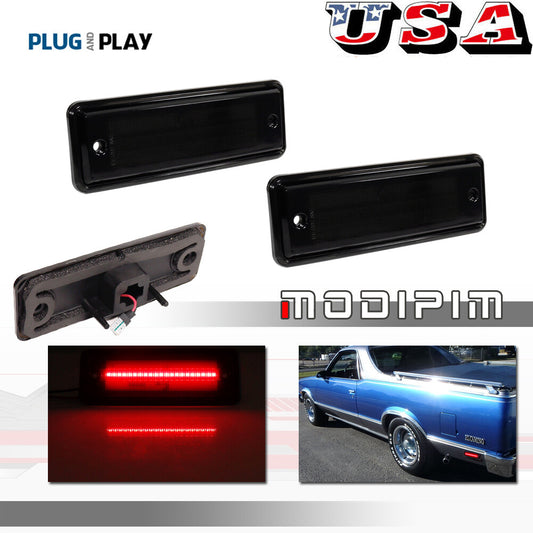 Suitable for 78-87 El Camino&Caballero Malibu red LED rear marker indicator light- v