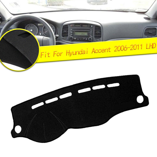 1X Dashboard Dash Mat Non-slip DashMat Sun Shade For 06-2011 for Hyundai Accent Auto