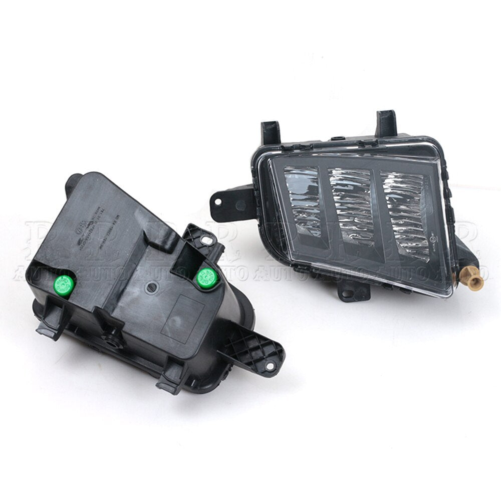Pair Front LED DRL Fog Lamp White for Volkswagen for Golf 7 A7 MK7 GTI GTD 2013-2017
