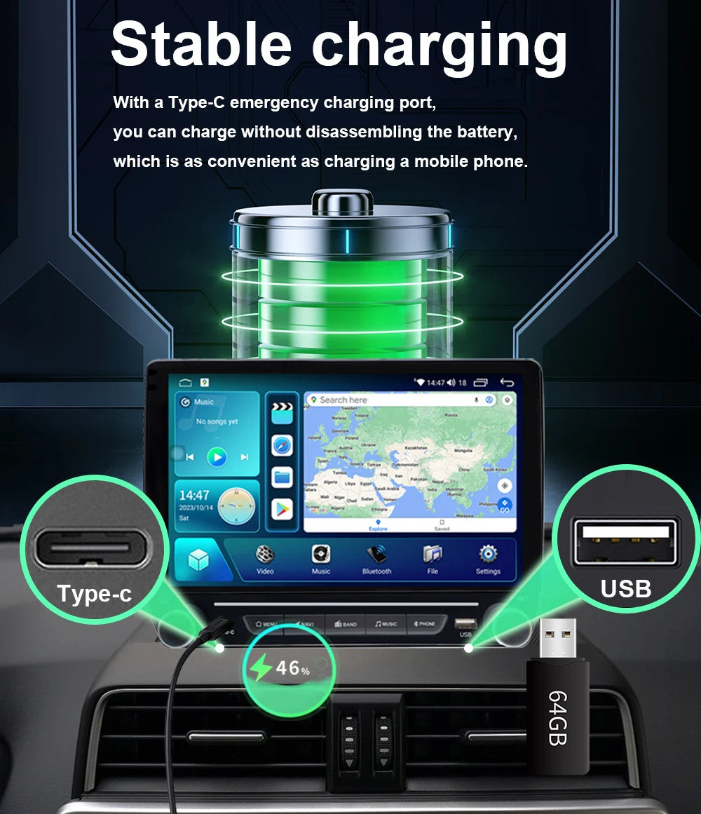 For Peuget 107 for Toyota Aygo for Citroen C1 2005-2014 GPS Screen CarPlay Car Radio 4G