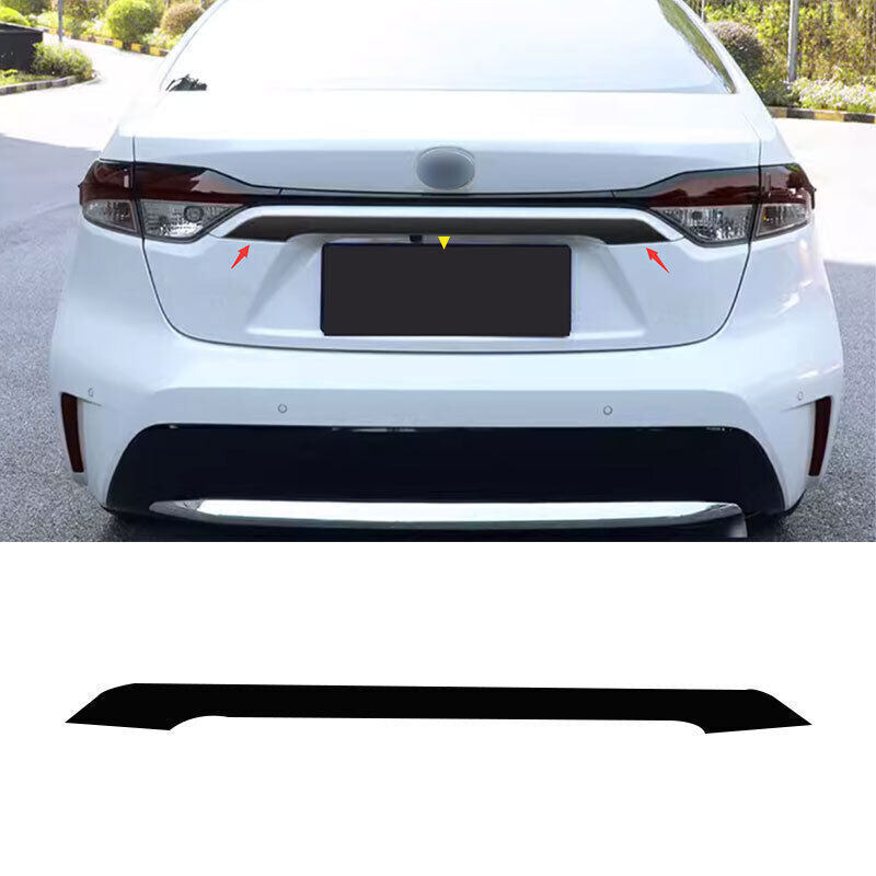 for Toyota for Corolla 20-2024 Black Steel Rear Door Trunk Lid Tailgate Strip Trim