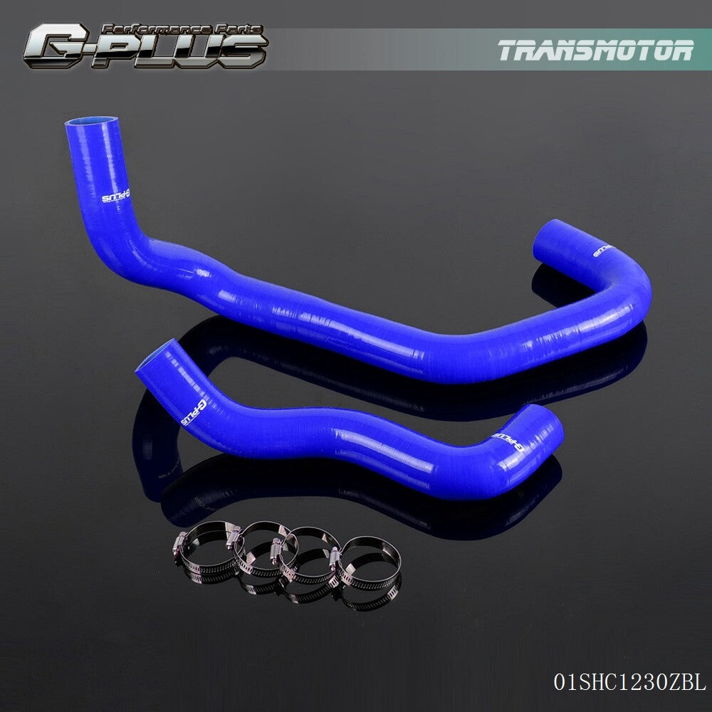 Upper and lower silicone radiator hoses fit 01-03 for 73L Diesel - v