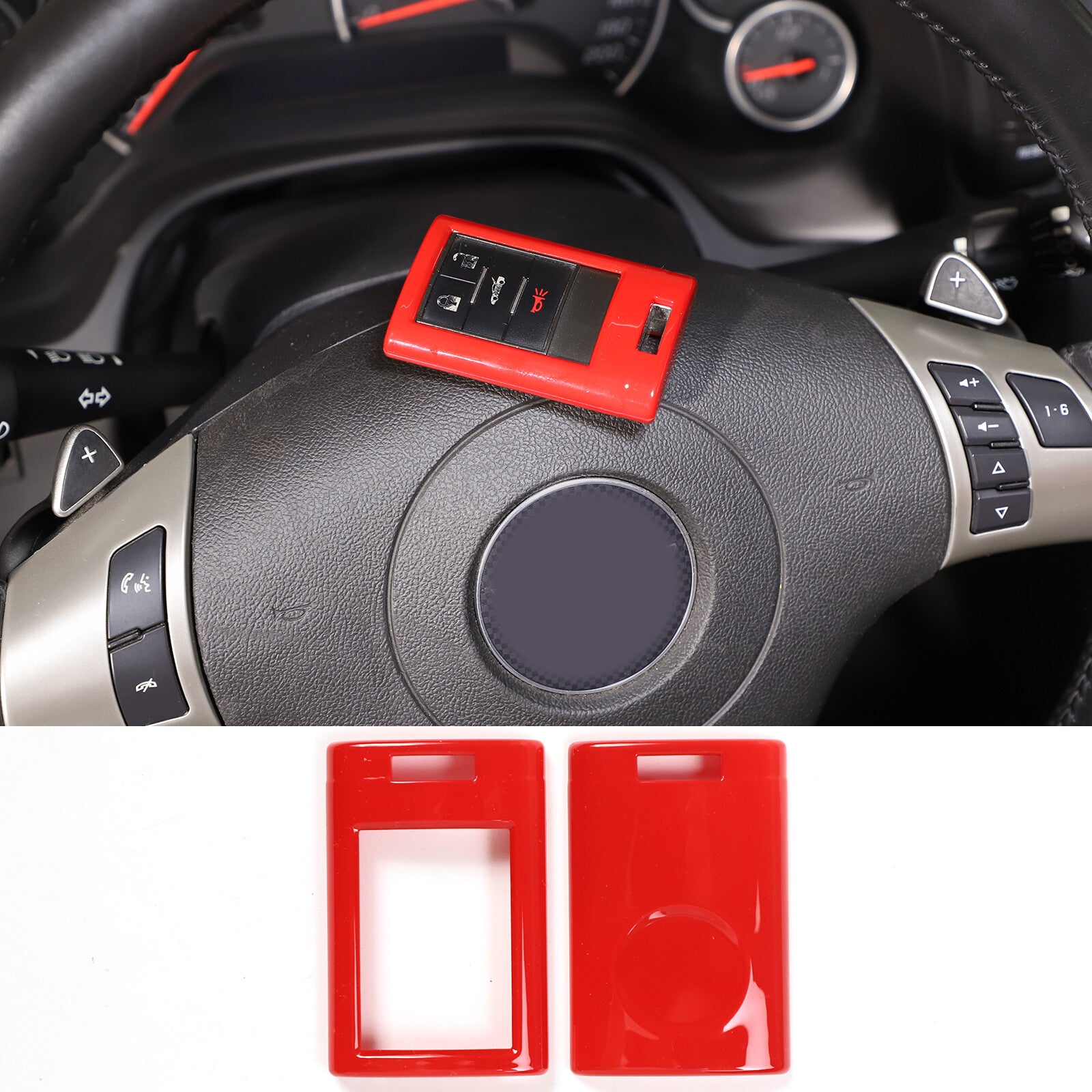 ABS carbon fiber rear triangle window cover suitable for Corvette C8 adjustable 2020-23- v
