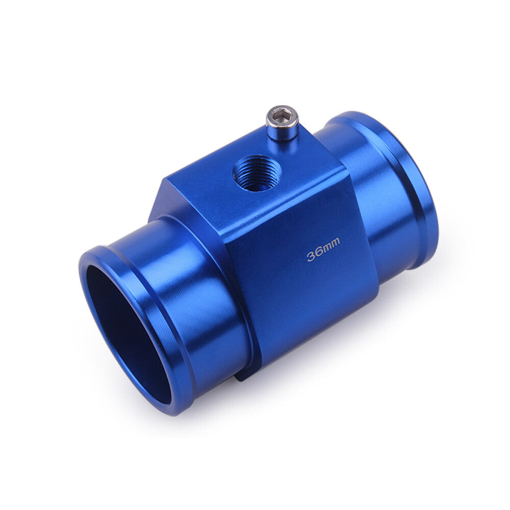 Car Water Temp Temperature 36mm Joint Pipe Sensor Gauge Radiator Hose Adapter Q