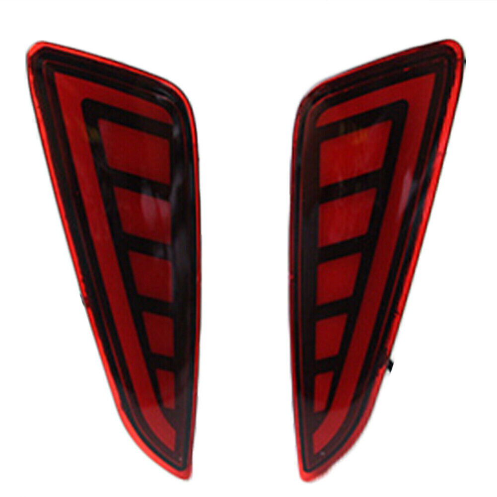 Fit for Toyota CHR 2017-2018 Rear Bumper Lights LH+RH 7shape Style Assembly Refit Q