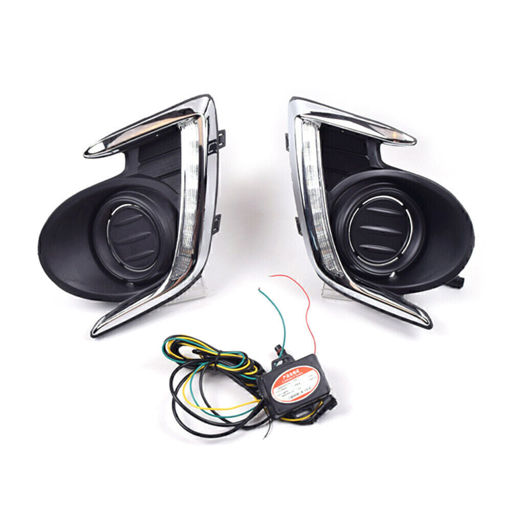 DRL LED Daytime Running Light Lamp Fit for Mitsubishi Attrage/Mirage G4 2012-2015 13 Q