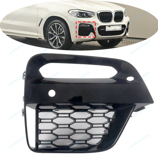 Right Front Bumper Fog Light Cover Grille r Fit for BMW X3 G01 X4 G02 2018-2020 Q