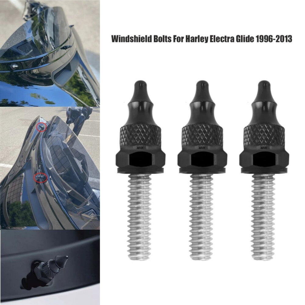 Windshield nuts, bolts, and screws suitable for Harley Touring Tri Electra Glide 96-13- n