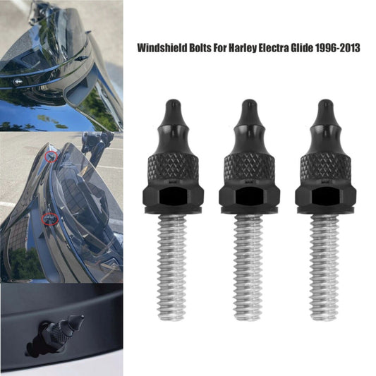 Windshield nuts, bolts, and screws suitable for Harley Touring Tri Electra Glide 96-13- n