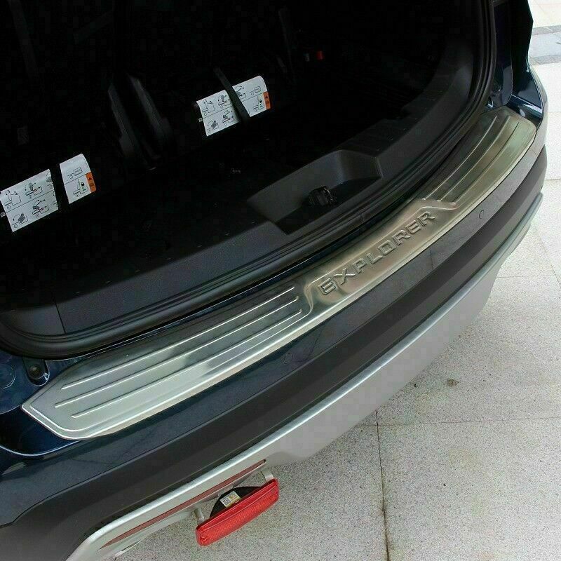 for ford  Explorer 2016-2019 Stainless Rear Bumper Protector Cover Sill Guard