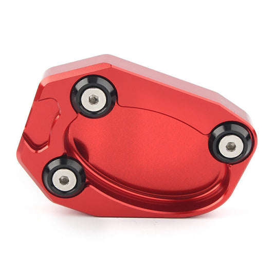 for Kawasaki ZX10R 2008-2014 09 ZX6R RED Kickstand Side Stand Enlarger Plate Pad Q