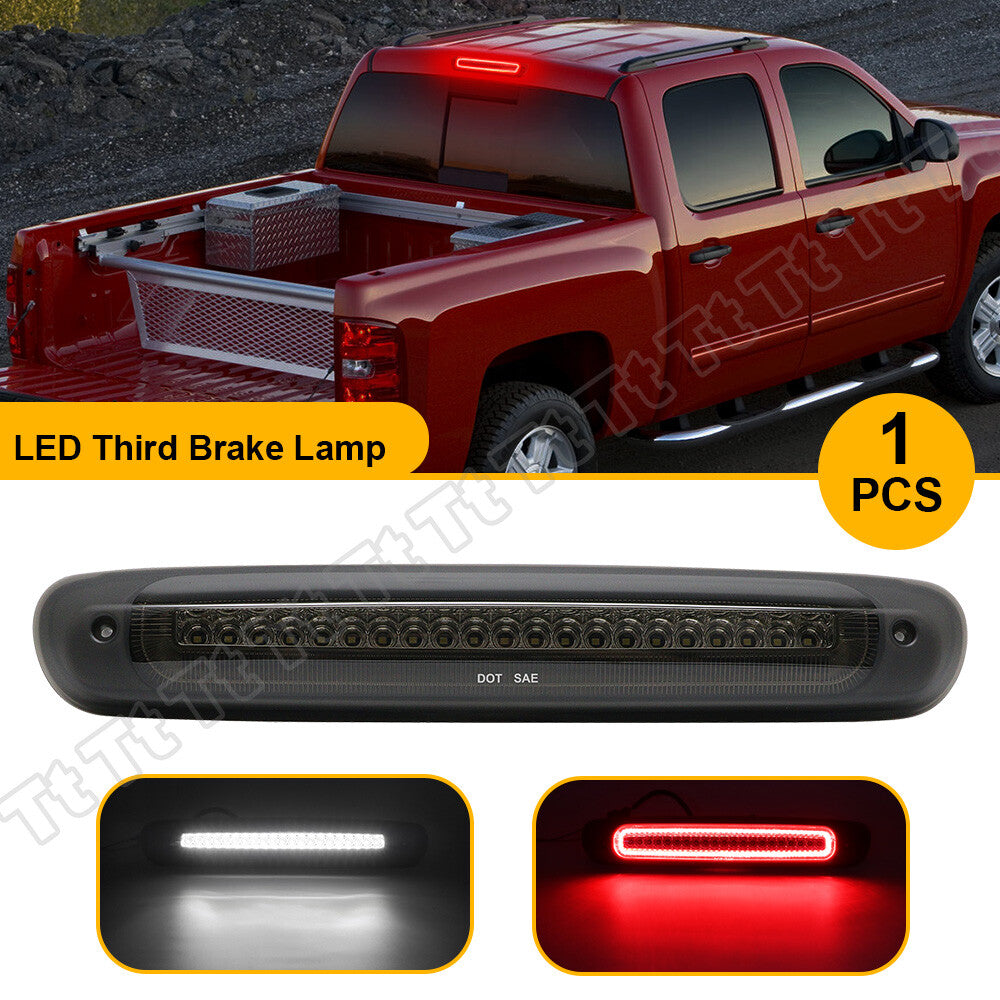 For 07-13 for Silverado for GMC for Sierra 1500 2500 3500HD LED Third Brake Light - v