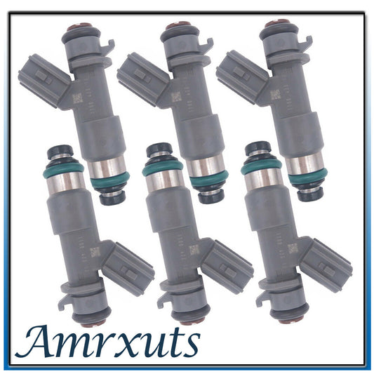 6-piece fuel injector 16450-R70-A01 for Honda Accord Crosstour 3.5L and for Acura MDX TL 3.7L. n