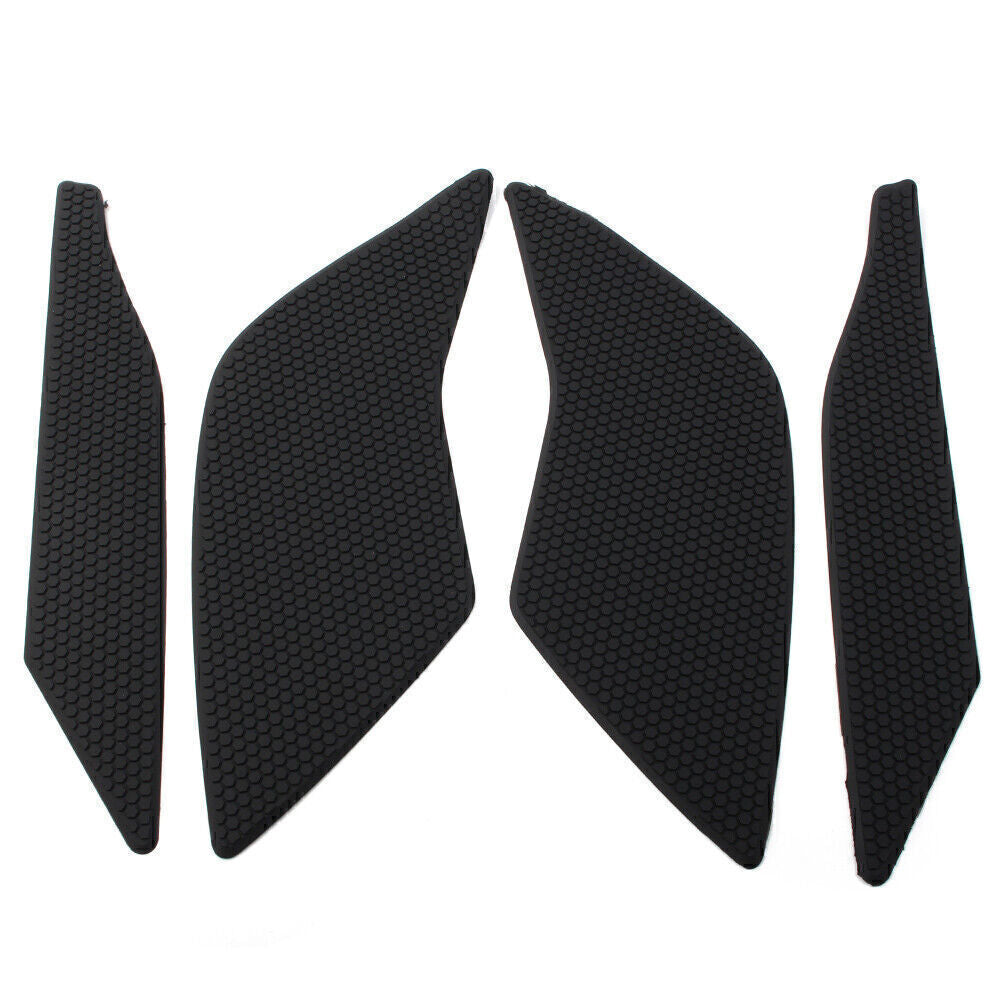 For 2015-2020 2016 for Yamaha YZF-R1 YZF-R1M 4x Black Side Tank Traction Grips Pads