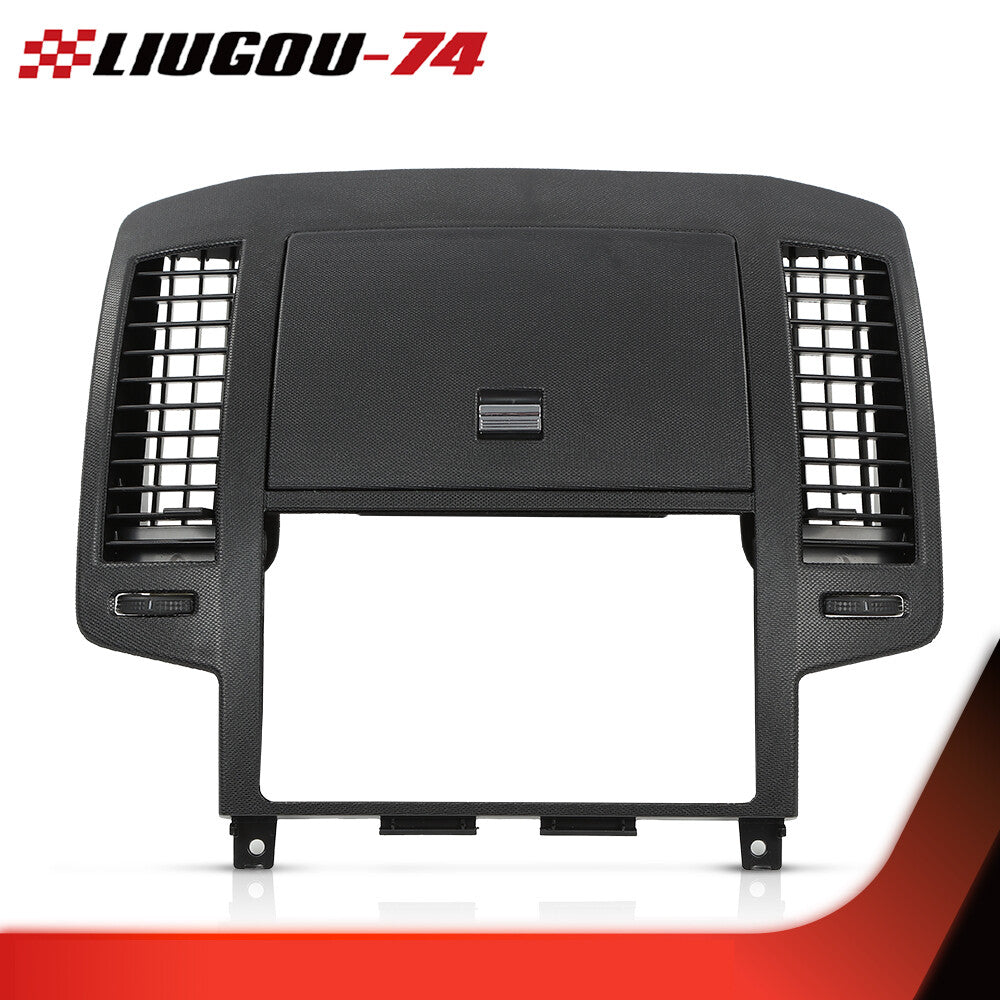 Suitable for 2005-2006 for Nissan Altima, black radio bezel, dashboard storage, Cubby air vents, AC