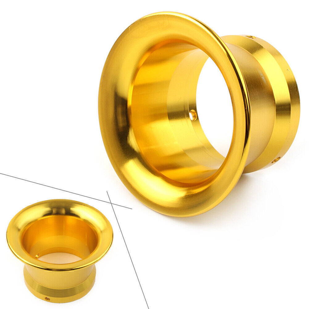 CNC Aluminum 50mm Carburetor Air Inlet Tip Carb Vent Collar Horn Protector Gold Q