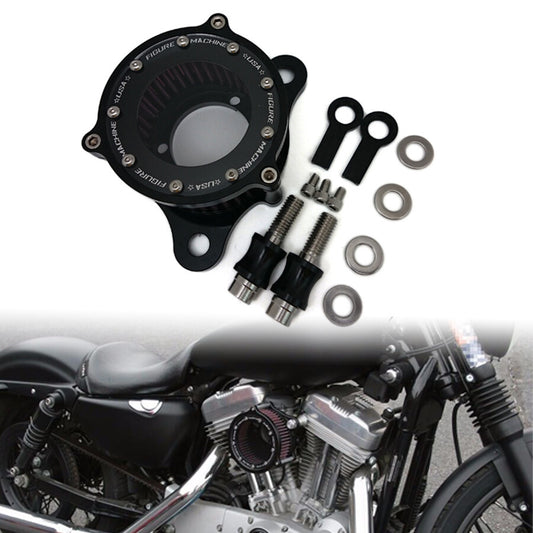 Motorcycle Air Cleaner Intake Filter for Harley Sportster XL883 1200 2004-2015 Q