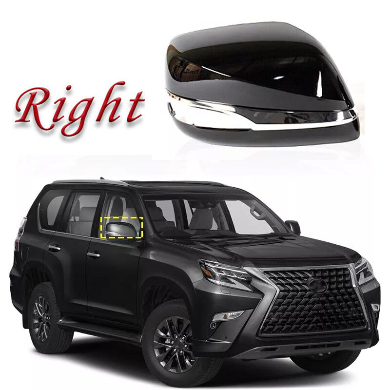 1-piece set of exterior side mirror covers for Lexus GX460 2010-21