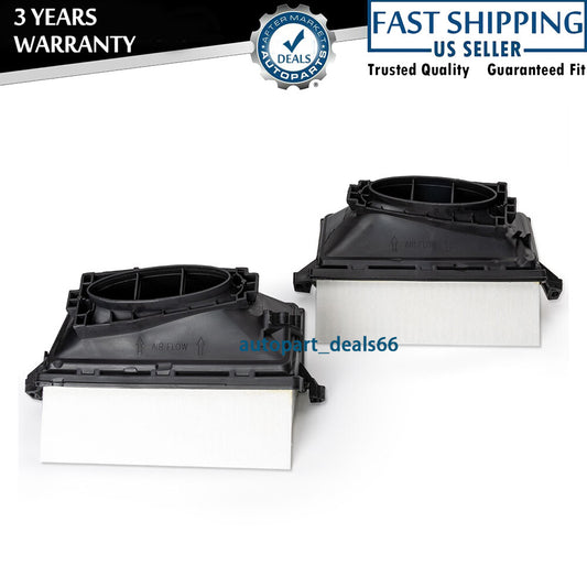 2PCS Air Filter L+R 6420940000 for Mercedes 13-2016 GL350 X166/2012-13 S350 W221 Q