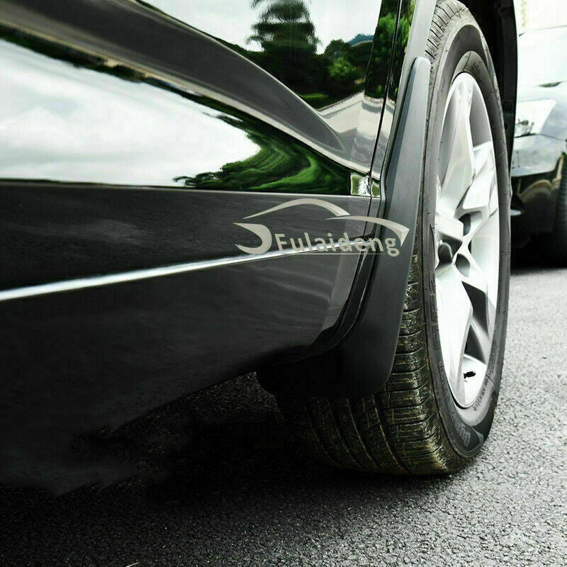 4P Black Mud Flaps Splash Guard Fender Mudguard for Toyota Highlander 2014-2019