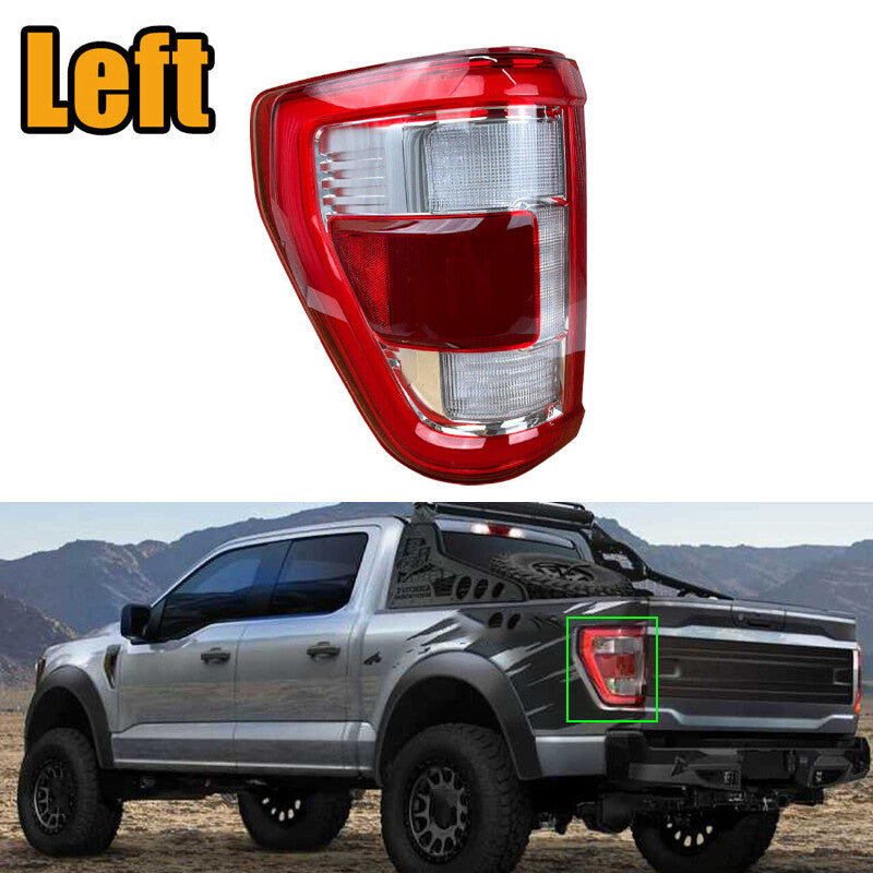 LED Tail Light Lamp w/ Blind Spot Driver Side Left For 2021-2023 for Ford F-150 F150