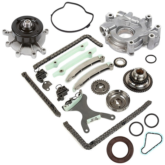 1set Timing Chain Kit W/ Water Oil Pump For 07-13 for Dodge for Jeep for Ram 4.7L 68003352AA