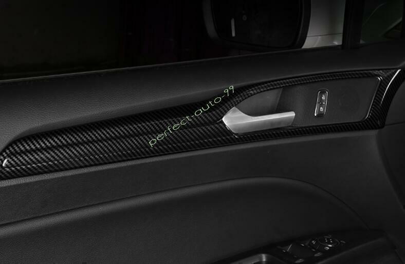 for Ford Mondeo/Fusion 2013-20 Carbon Fiber Look Inner Door Panel Strip Trim 4X