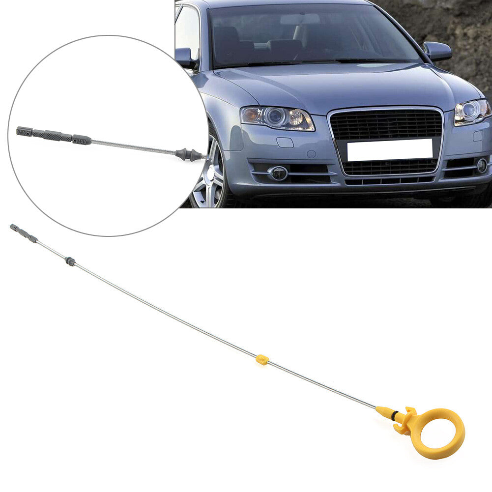 for Audi for A4 Quattro 2005-2009 57.9cm 06D115611B 2.0L Engine Oil Dipstick Metal