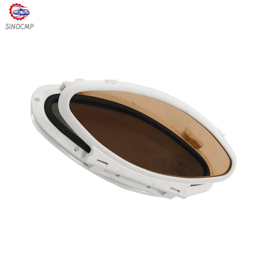 Inward Opening Oval PortHole Anti UV Waterproof Portlight 18.50x8.27in/470x210mm