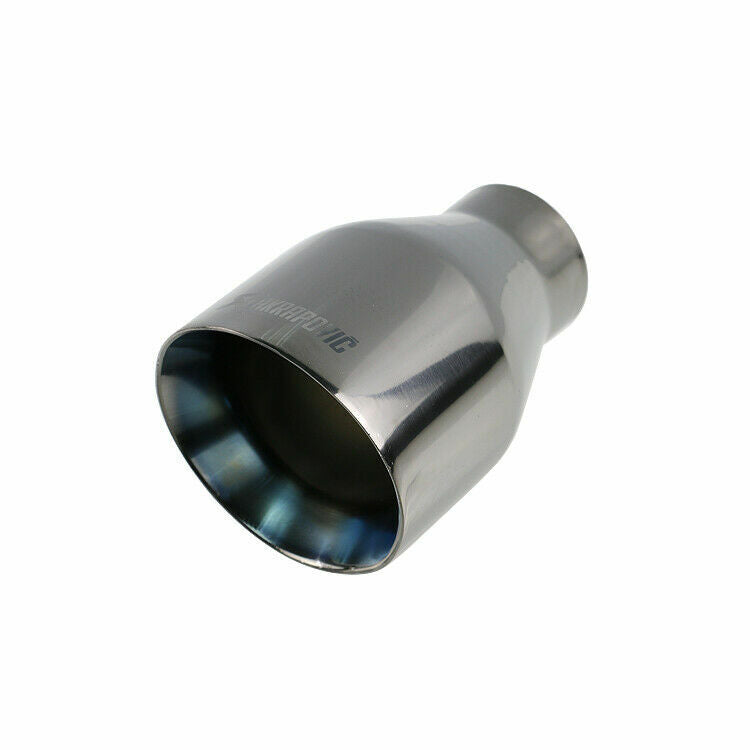 2.36'' Universal 60mm inlet 4'' outlet Exhaust End Tips Black Tip Weld on