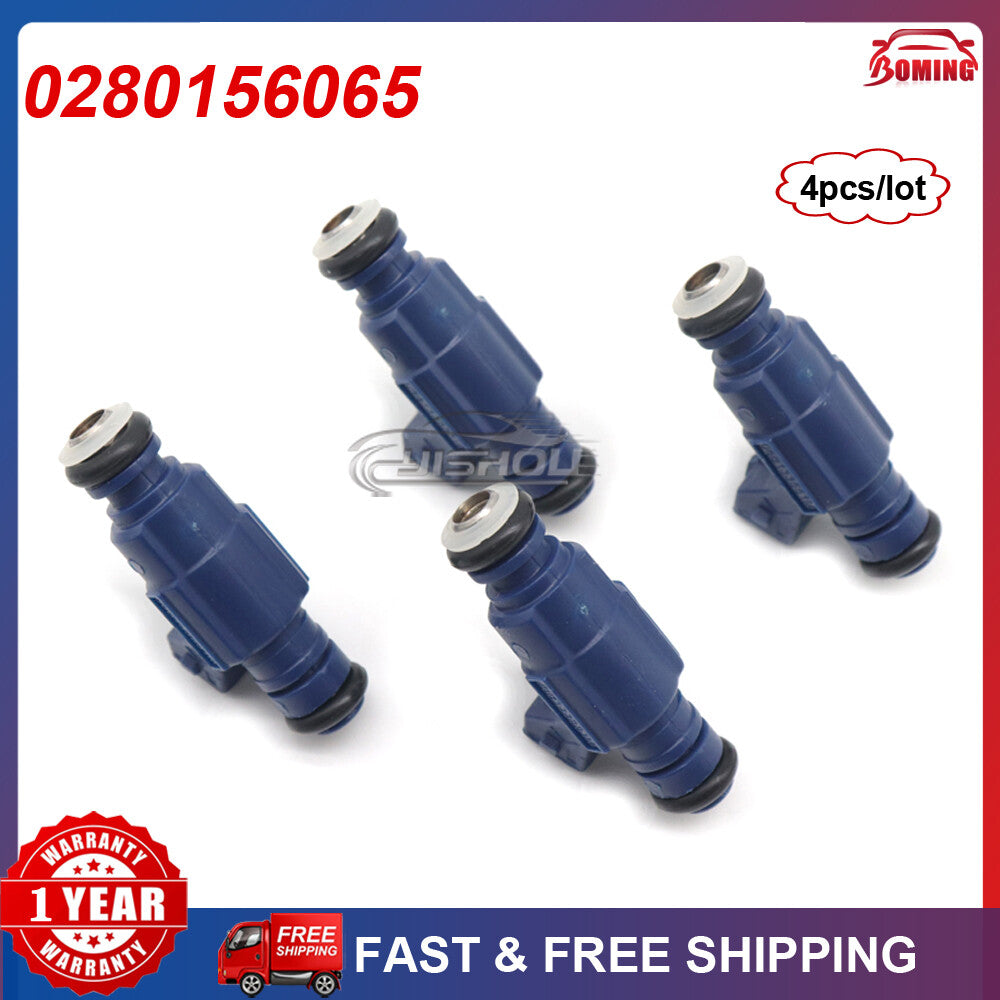 4-piece fuel injector kit 0280156065 suitable for Audi for A4 and for Volkswagen for Passat 1.8L turbo 06B133551M
