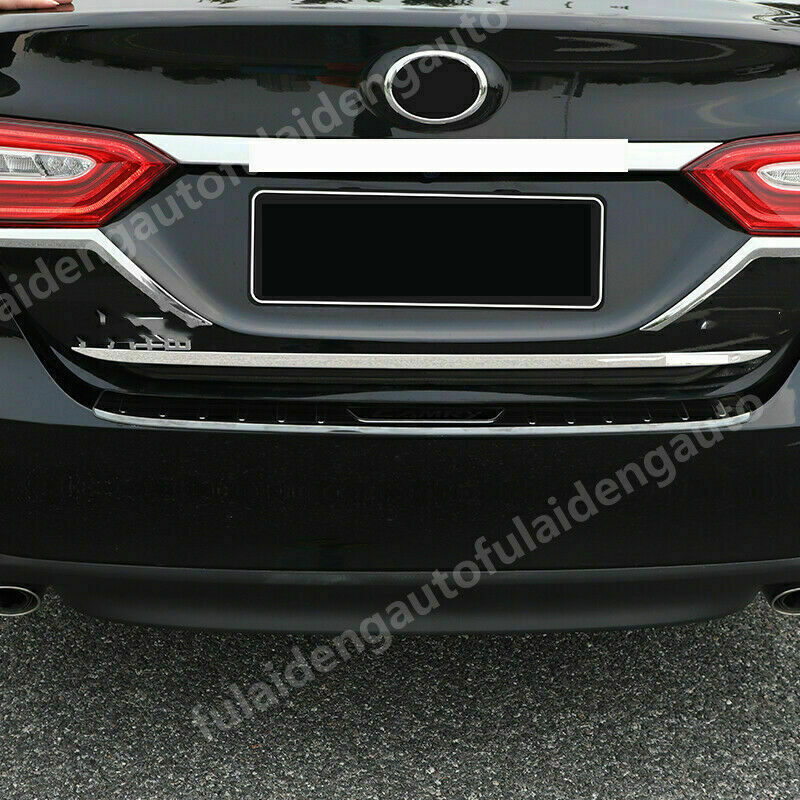for Toyota for Camry 2018-2022 Stainless Rear Trunk Tail Gate Door Lid Cover Trim