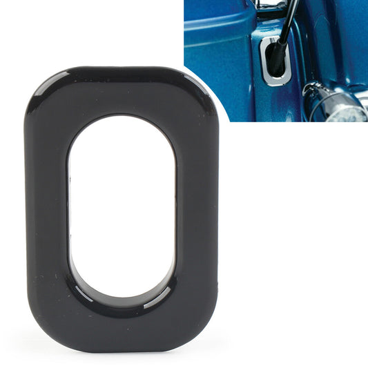 Antenna Hole Accent Cover ABS Fit for Harley Street Glide Road King Glide Black Q