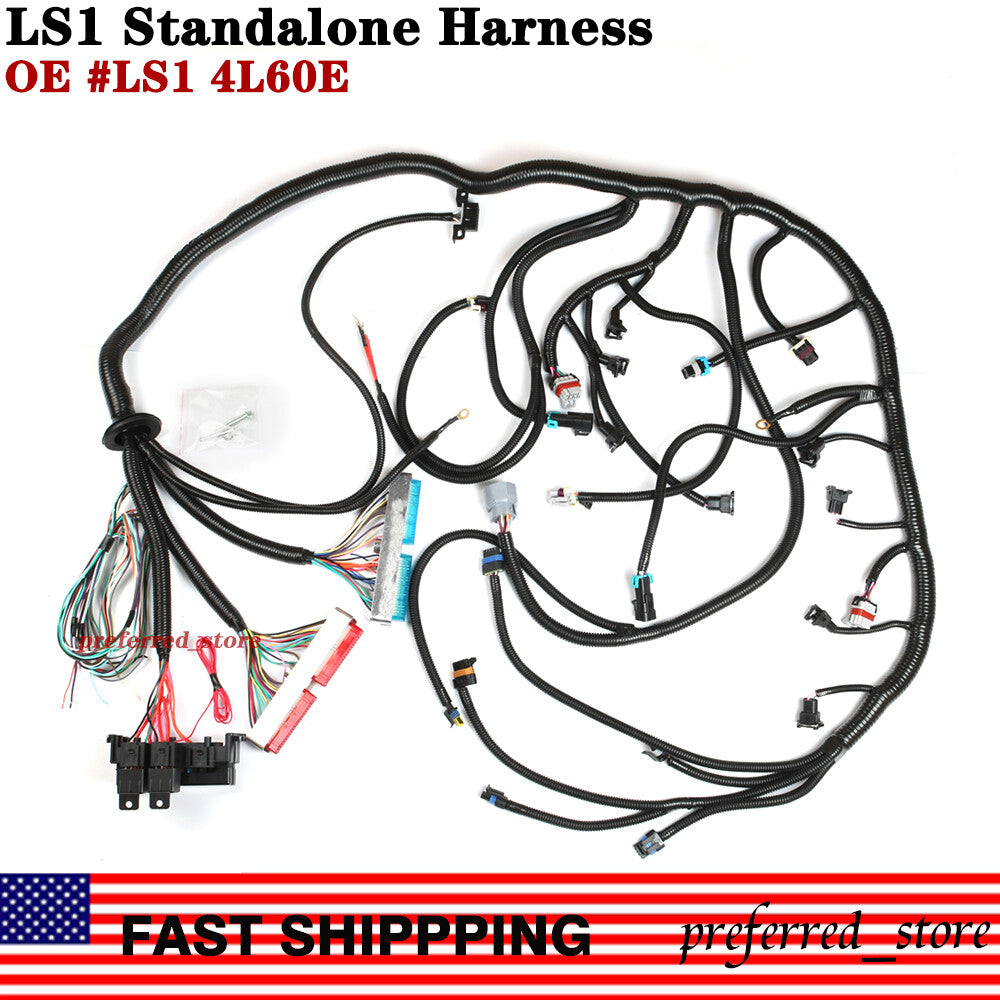 The 4L60E DBC stand-alone harness is suitable for 99-06 LS SWAP 4.8 5.3 6.0L cables and LS1 drives. v
