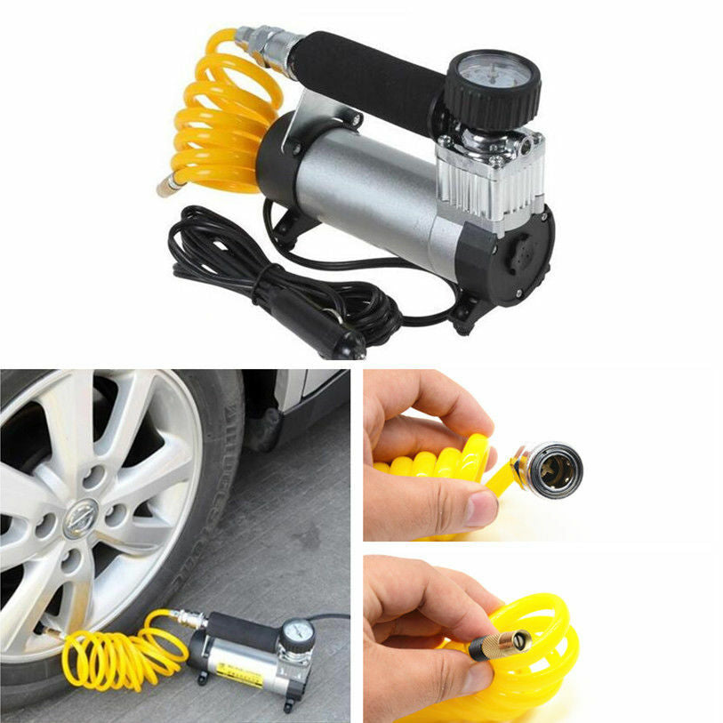 Car 12V Portable Electric for Mini Air Compressor Inflatable Pump Tire Tyre Inflator