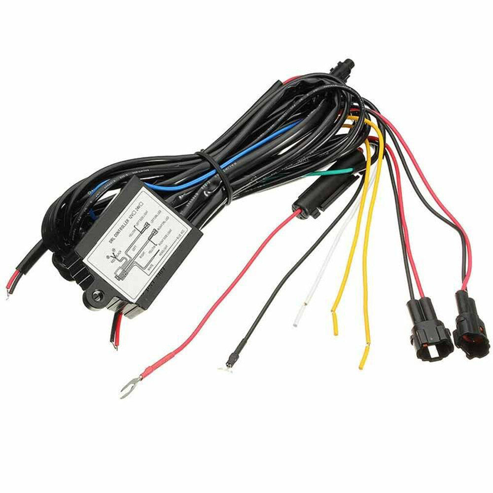 Daytime Running Light LED DRL Relay Harness Automatic Control On Off Module Box Q