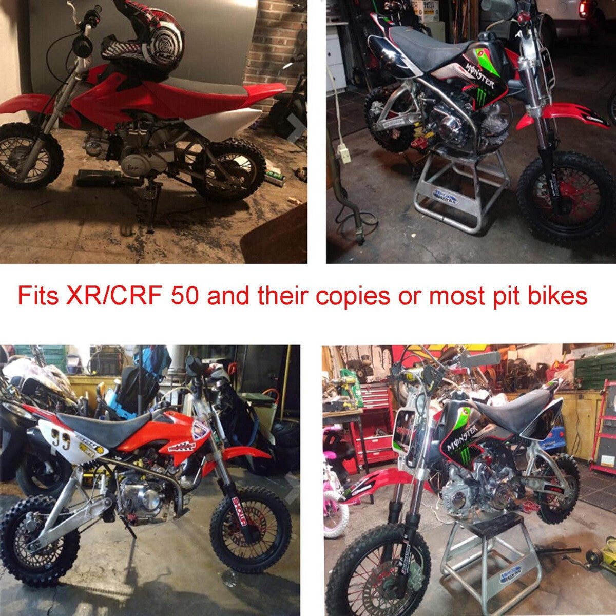 CRF50 Plastic Mudguard Rectifier Kit for Dirt Pit Bikes 110cc 125cc SSR Coolster Atomik