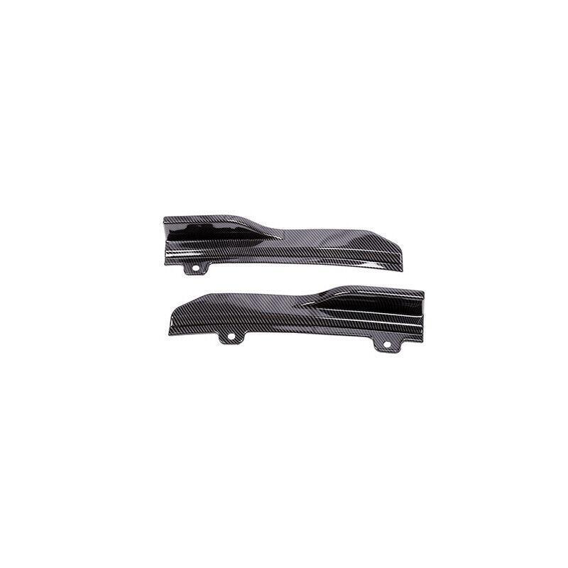 for Honda Accord 2018-2020 Rear Bumpers Lip Side Skirt Splitter 2PC Carbon Fiber