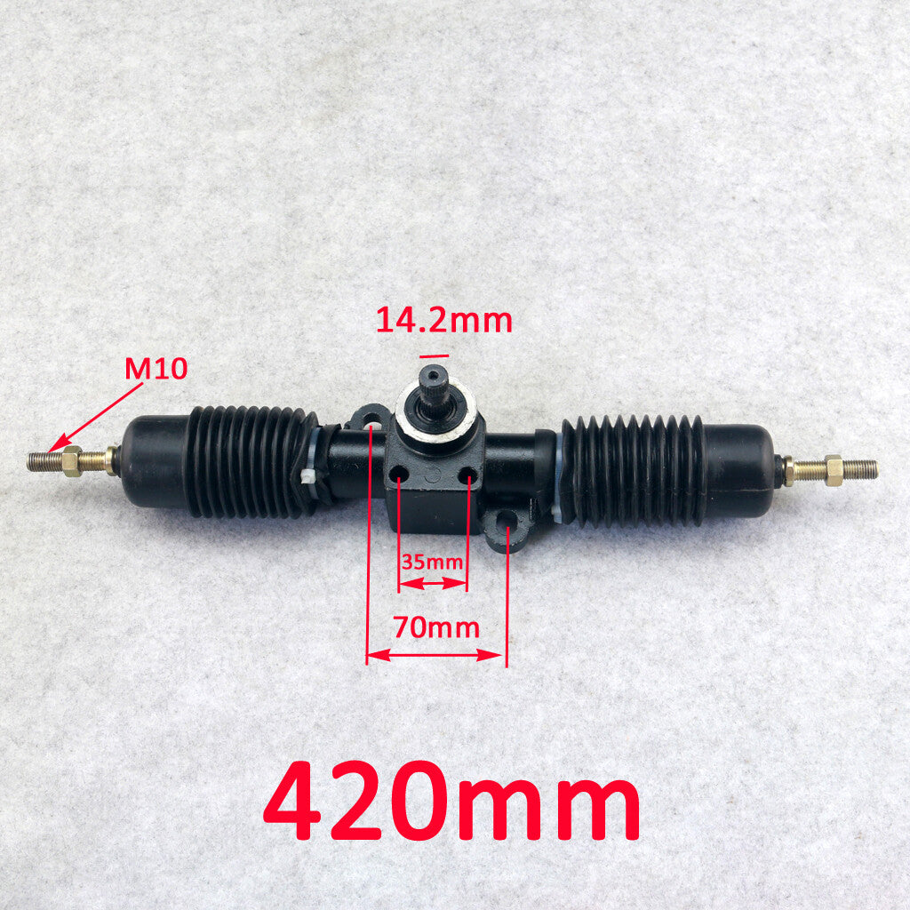 420mm Power Steering Gear Shaft Rack Pinion DIY Go Kart ATV UTV Dirt Bike Buggy