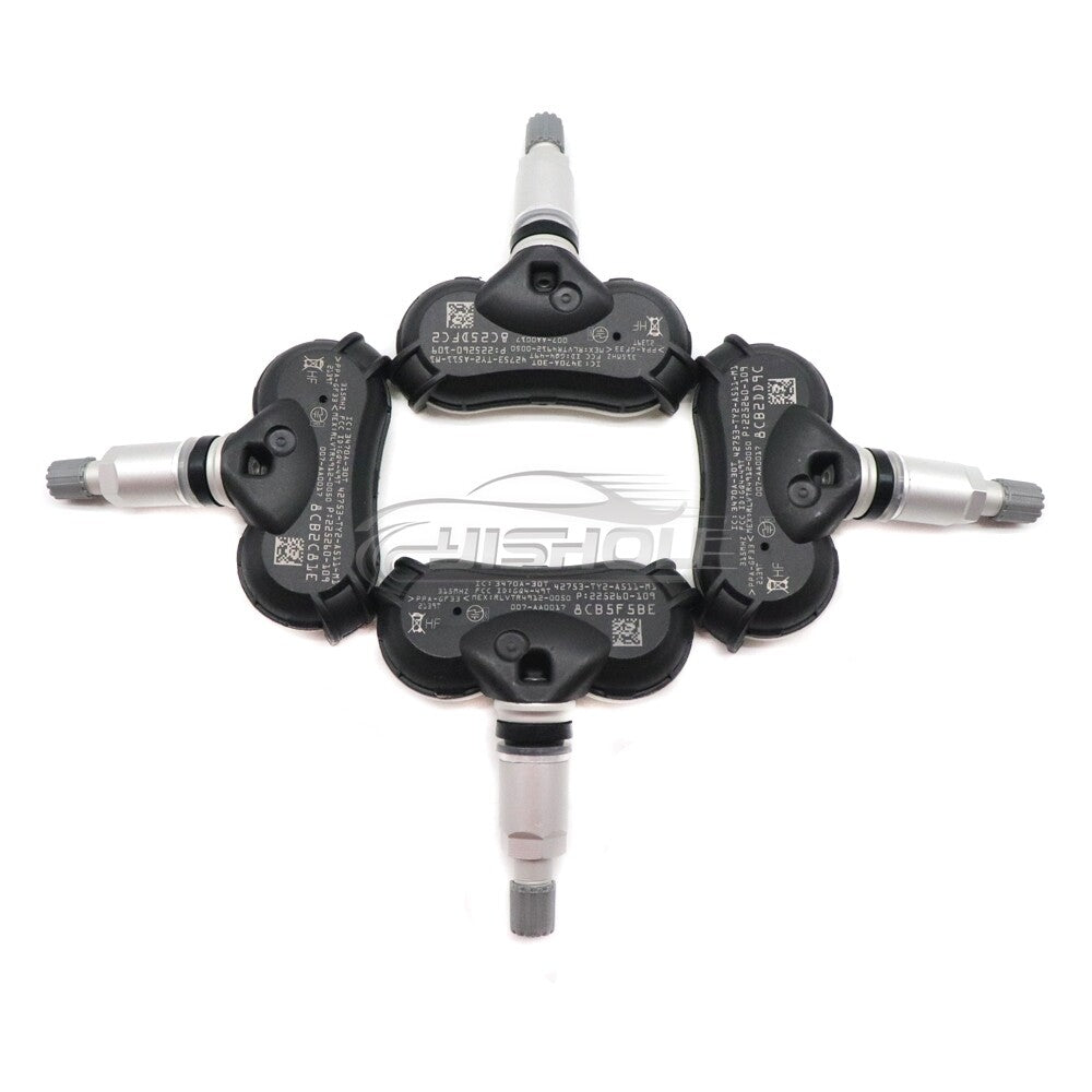 Kit of 4 TPMS Tire Pressure Monitoring System Sensors 315MHz for Acura TL, ZDX, RLX