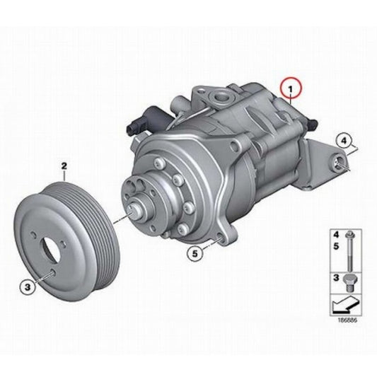 Tandem Pump for BMW 760i 760LI 07-22 Q