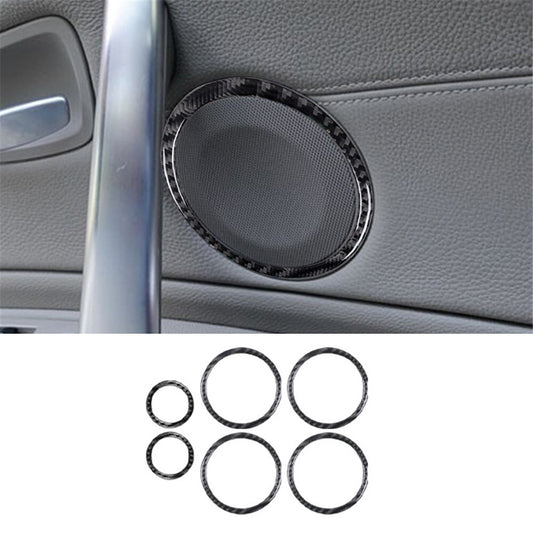 6Pcs Door Horn Trim Cover Decor for BMW 1 Series Convertible E82/E88 2008-2013