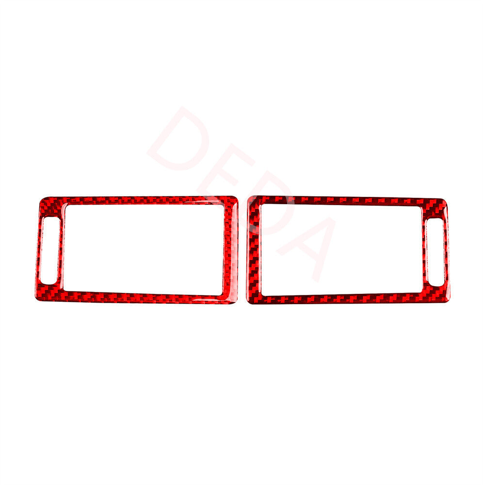 Side Air Vent Outlet Trim for Land Rover Discovery Sport 2015-19Red Carbon Fiber