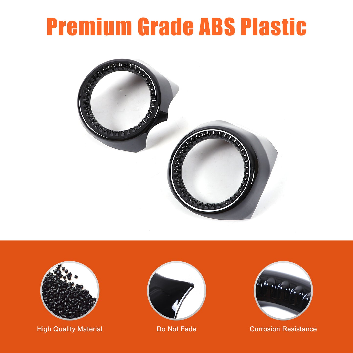 Gloss black side air vent frames suitable for 2024 and 2025 Prado for Land Cruiser LC250 n