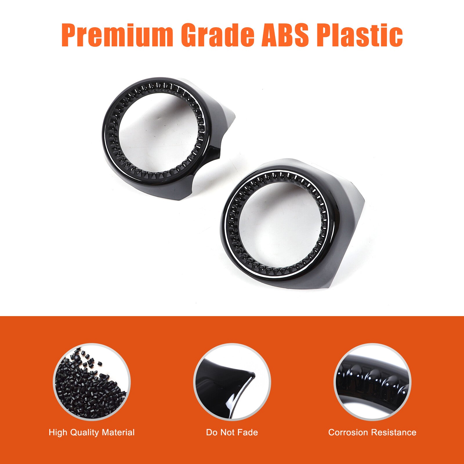 Gloss black side air vent frames suitable for 2024 and 2025 Prado for Land Cruiser LC250 n
