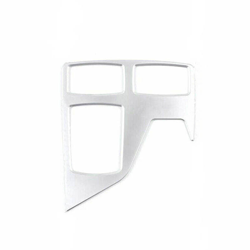 Chrome Silver Car Center Multi-Media Button Panel Cover Trim for Benz ML GL Class