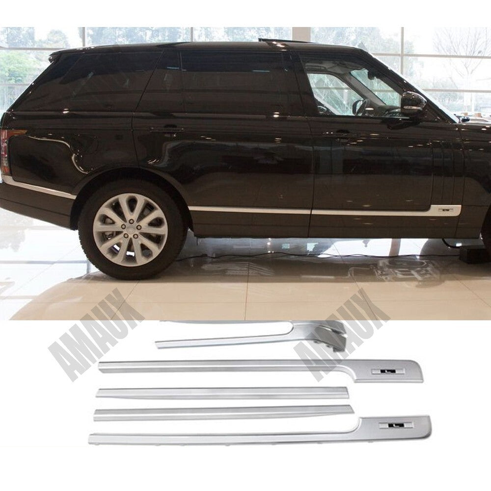 For LWB Long Wheel for Range Rover L405 2013-22 Door Body Side Fender Trim Strip Kit
