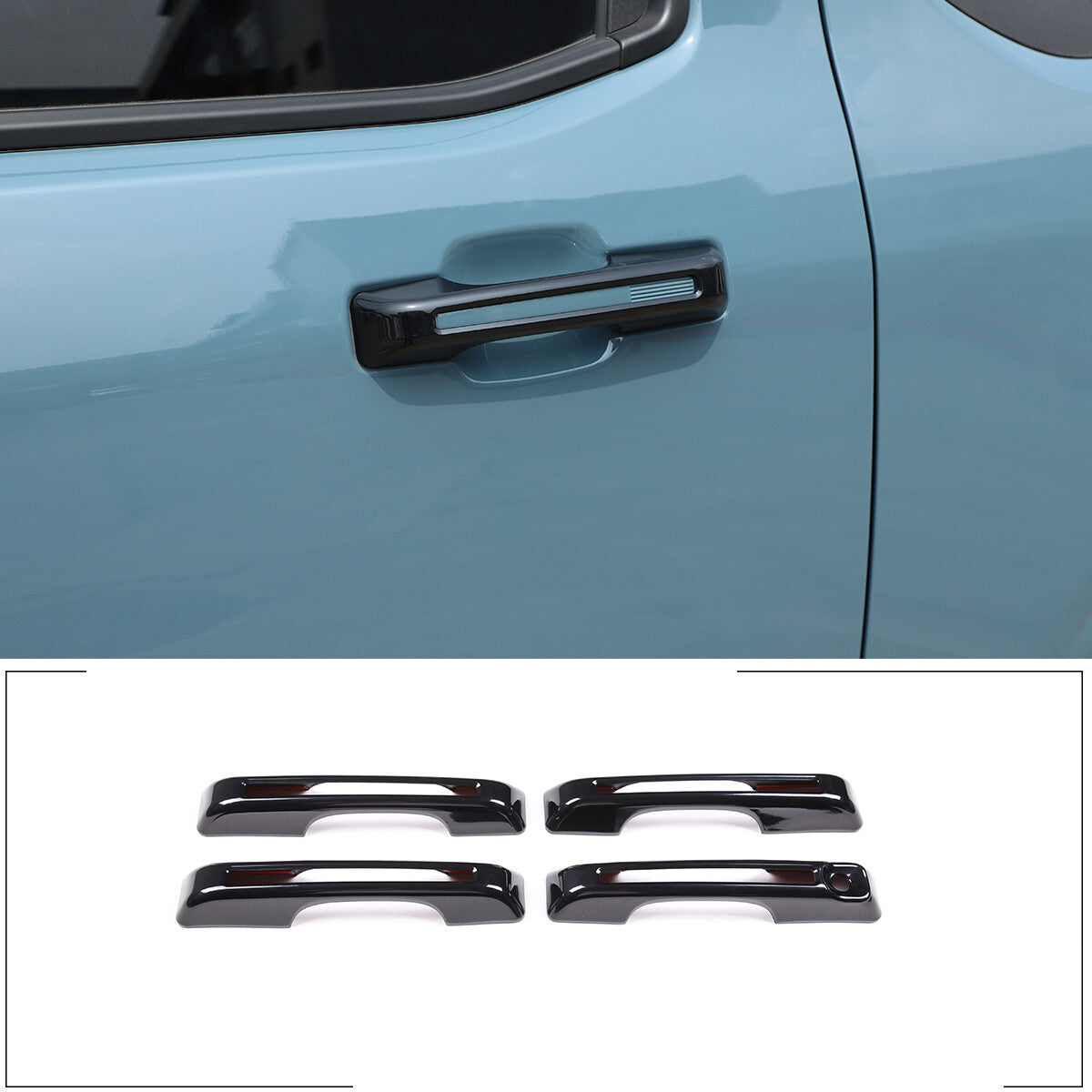 Carbon inner vent socket cover decoration suitable for ta Tundra 2014-2021 - v