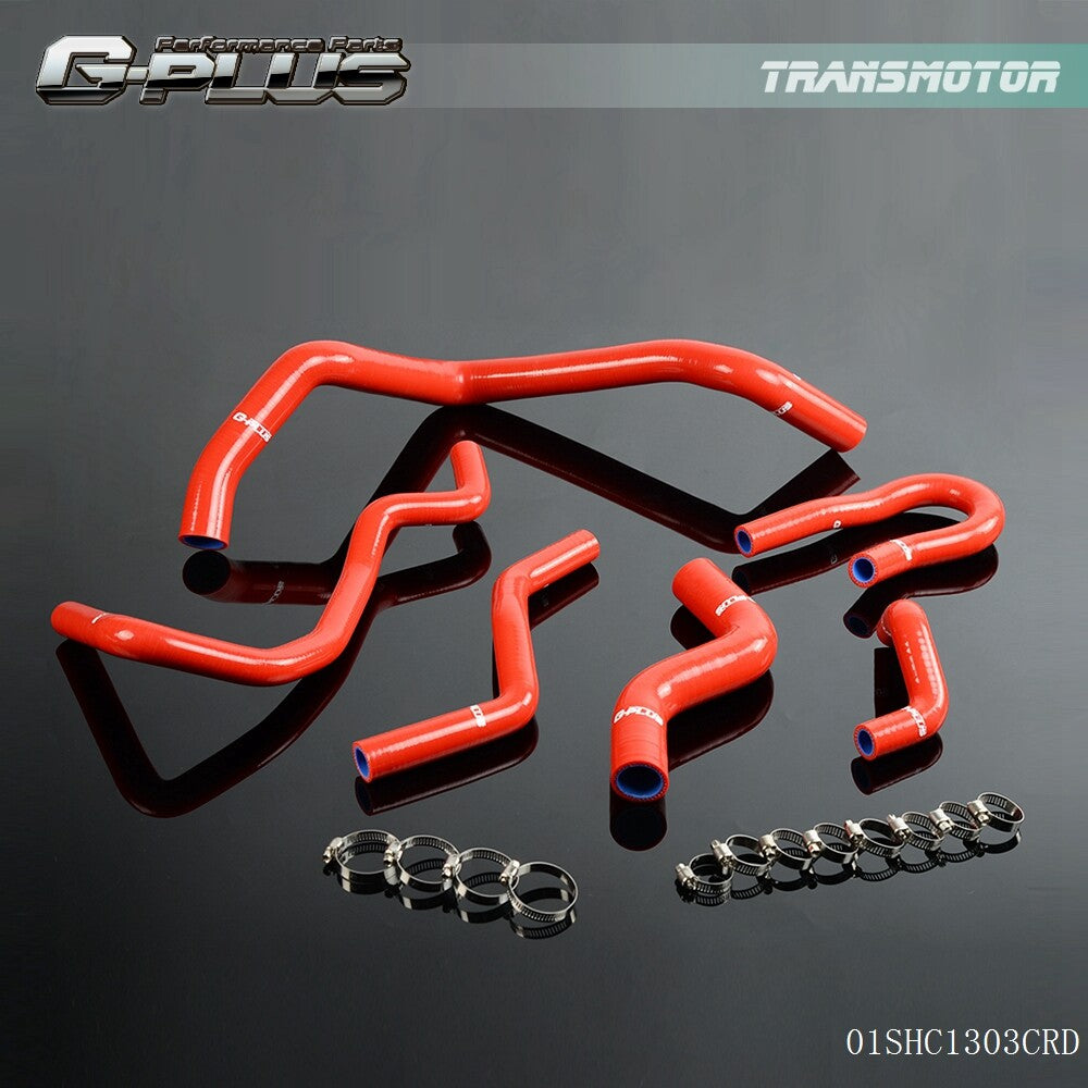 Suitable for Honda for Civic 16L SOHC D15 D16 EG EK 92-00 red silicone radiator hose- v